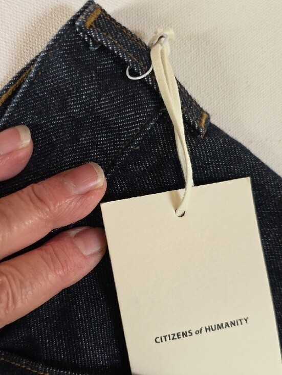 NWT $298 CITIZENS OF HUMANITY INES UTILITY DENIM TROUSER JEANS IN VIRGIL 27