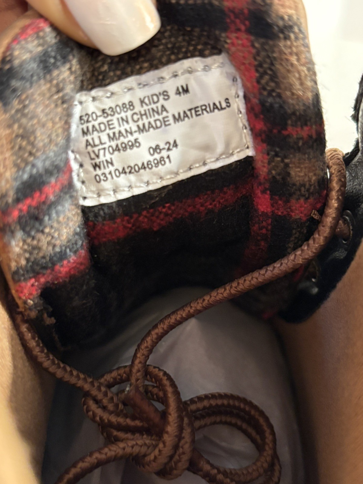 Levi’s Big Kid’s SIZE 4M Dean Boot in Tan/Brown