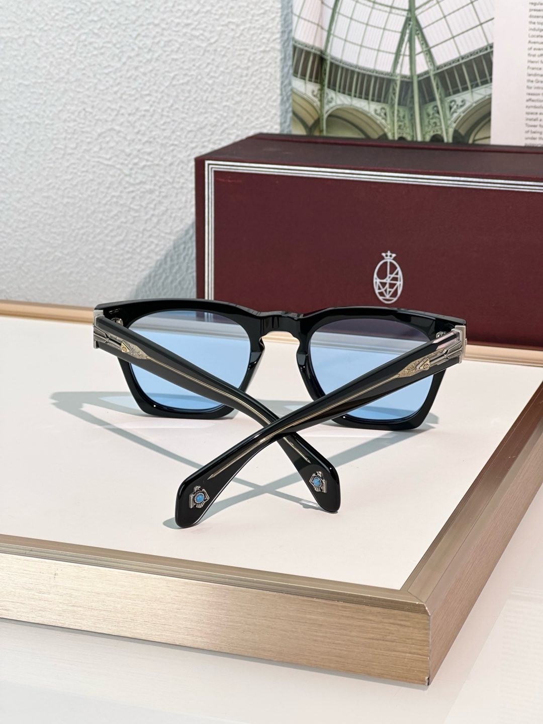 JACQUES MARIE MAGE Sunglasses JMM RAWLINS Handcrafted Black Frame 49-23-146