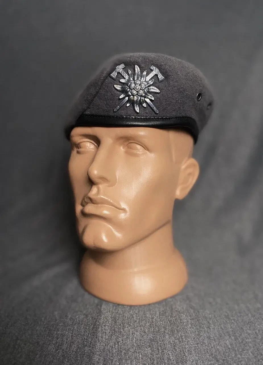 Edelweiss Mountain Infantry of Ukraine UA Military Army Beret with Cockade