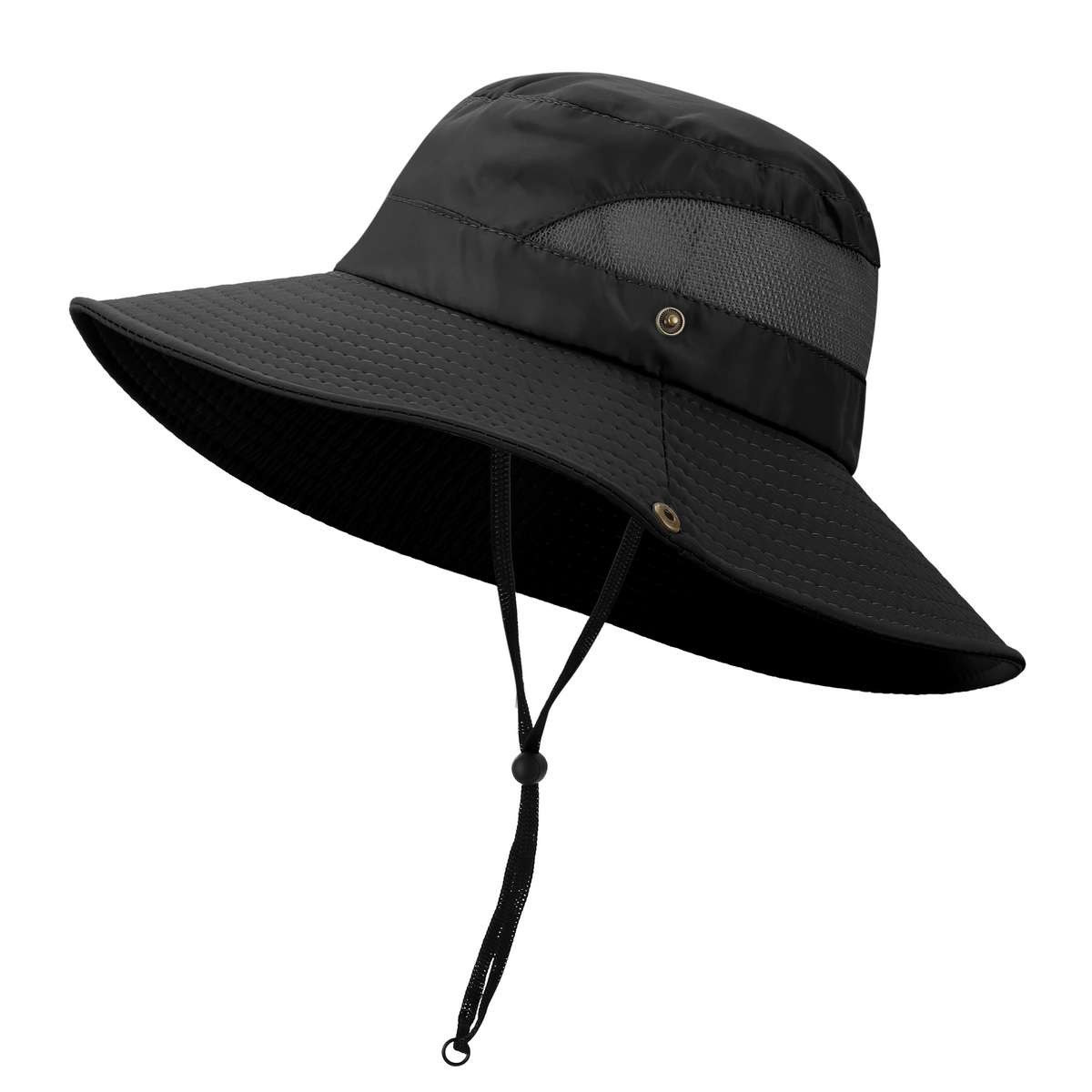 Wide Brim Sun Hat UV Protection Bucket Cap For Hiking Camping Fishing Safari