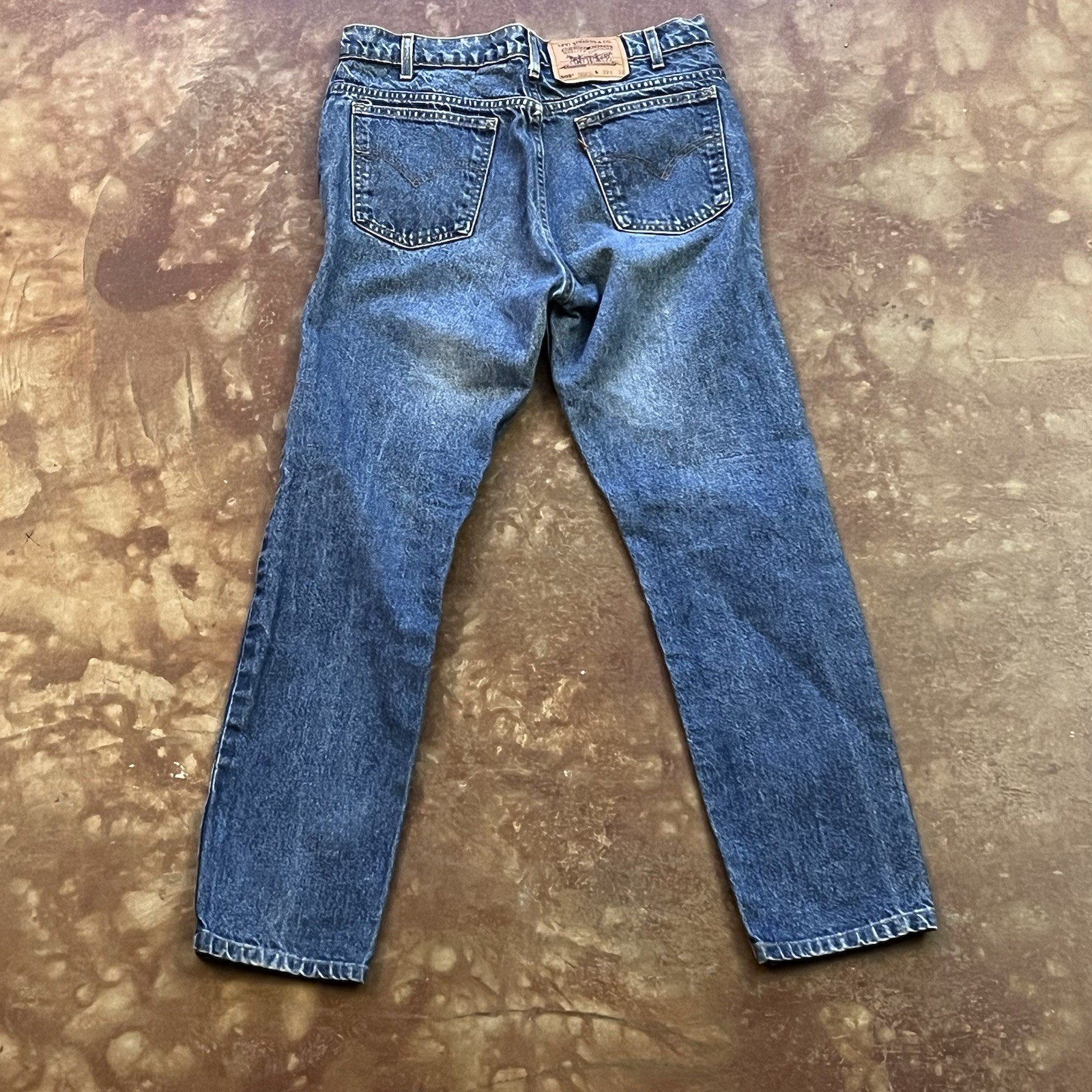 Levi’s 505 Series Regular Fit Straight Leg Blue Denim Jeans Button Zip Pockets