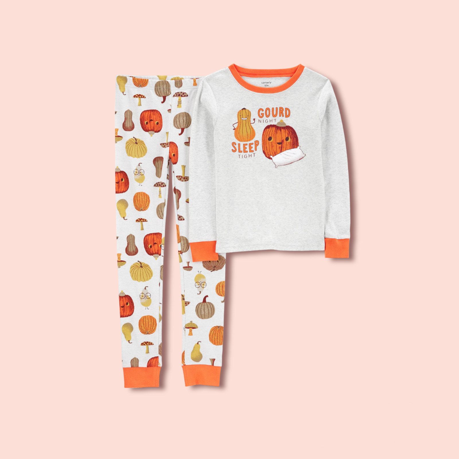 Carter’s Girl 2pc Thanksgiving 100% Snug Fit Cotton & Poly Blend Pajama pant 6