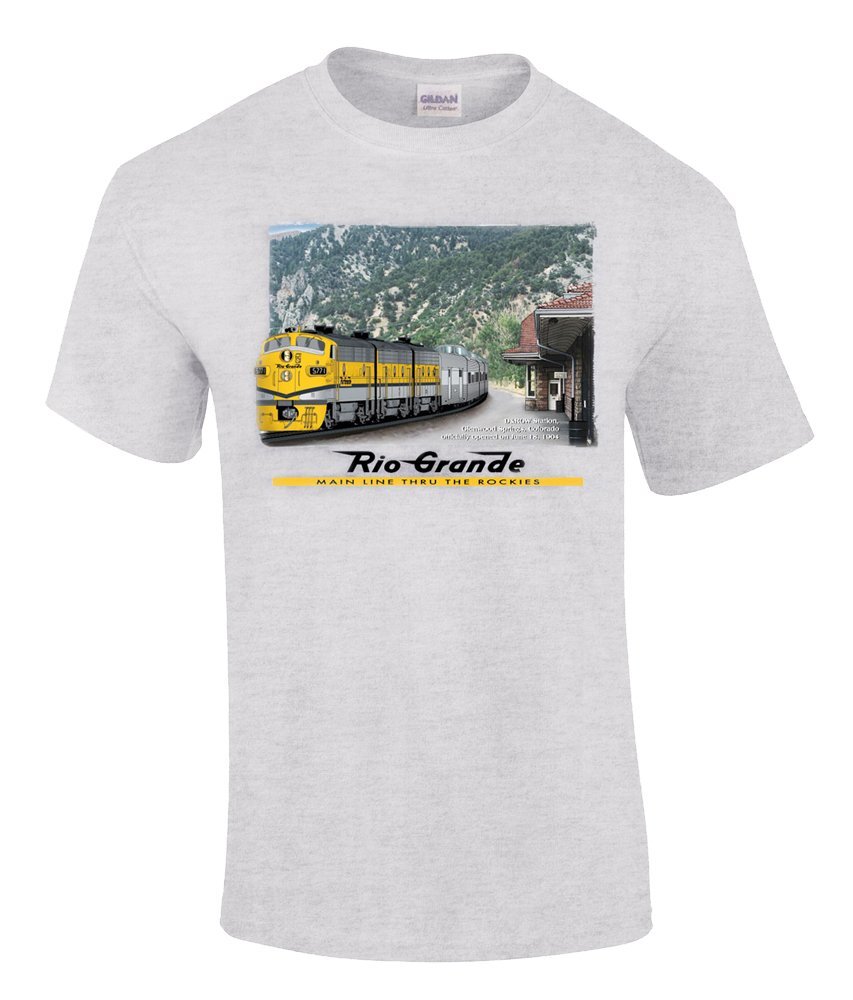 California Zephyr at Glenwood Trains Authentic Railroad T-Shirt [63]