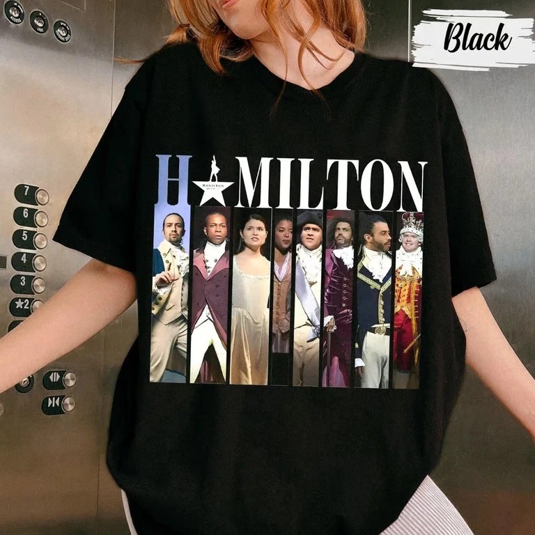 Hamilton Musical Cast Shirt, Broadway Hamilton Theater Tee T-Shirt