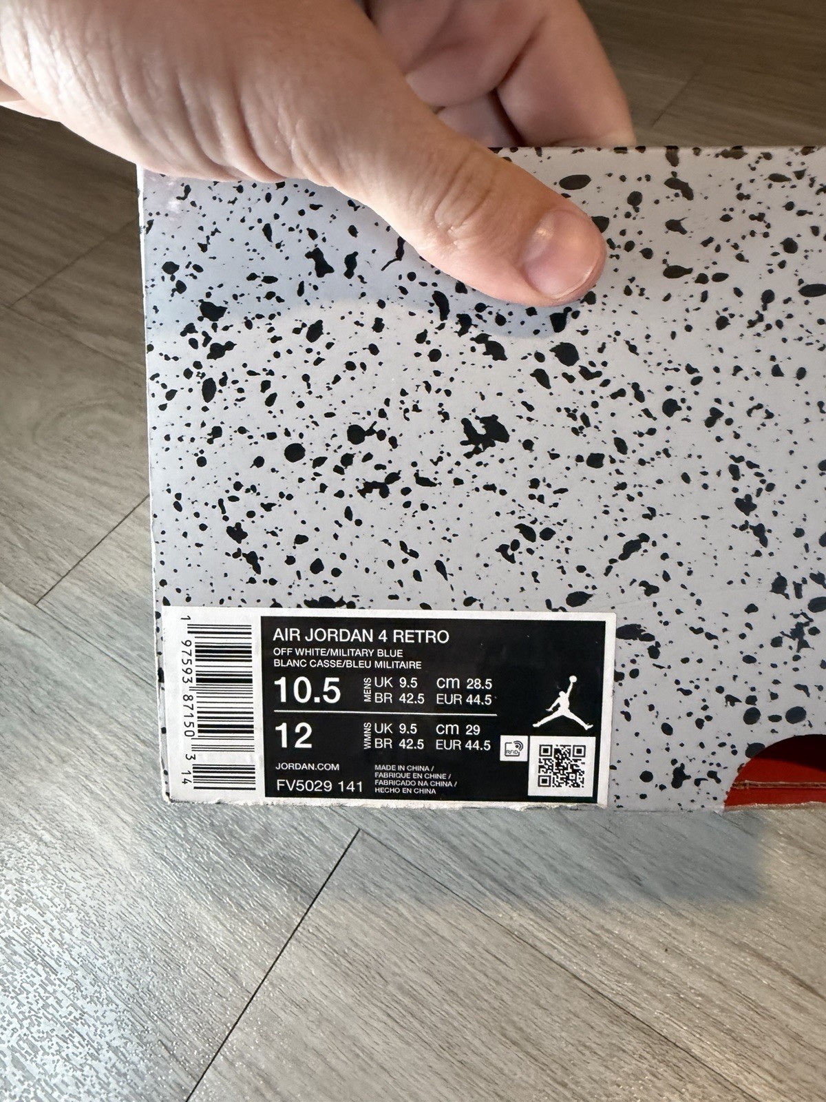 Size 10.5 – Air Jordan 4 Retro 2024 Military Blue (FV5029-141) CLEAN MENS