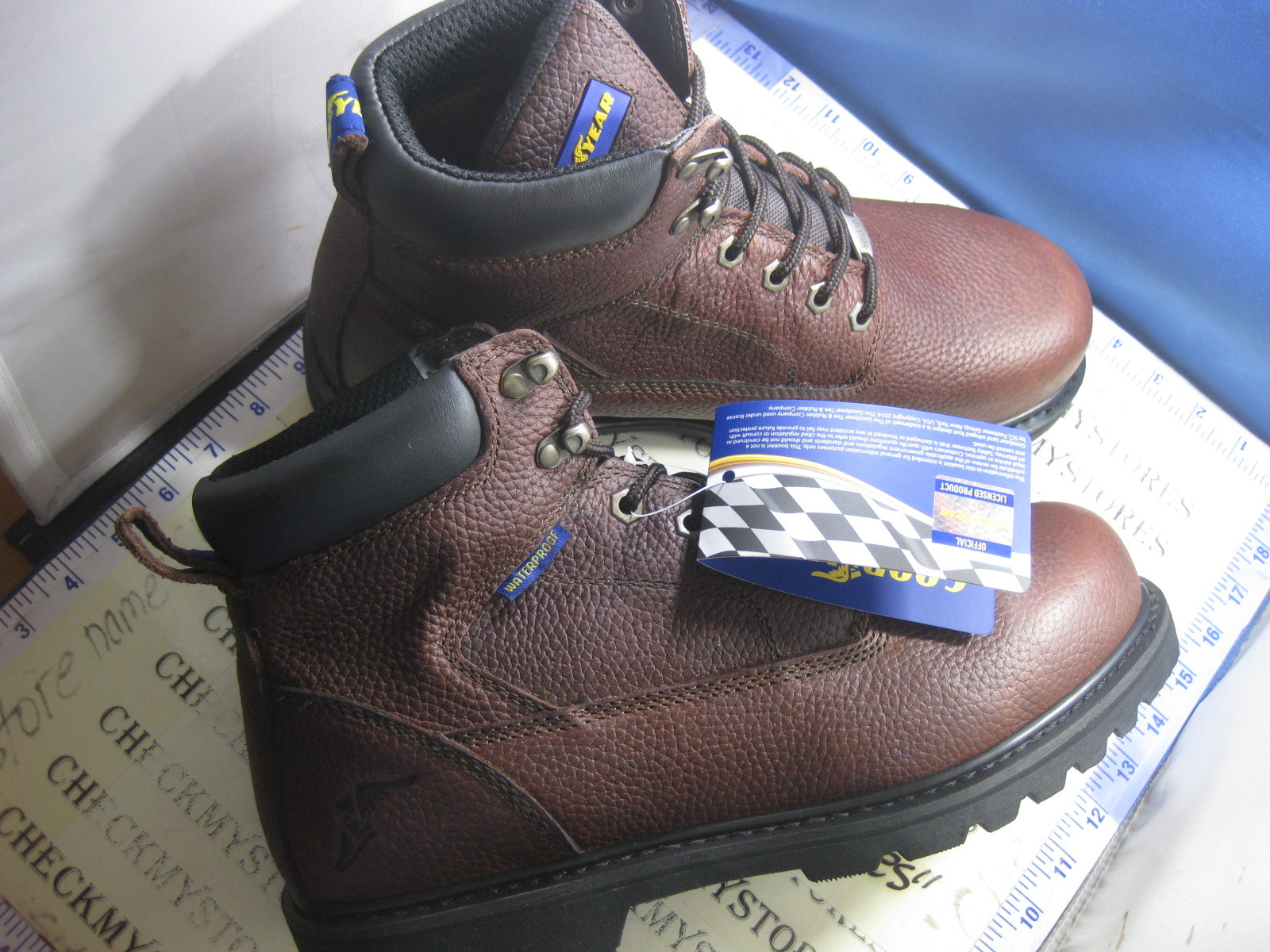 NEW NIB Good Year 6″ Work Boot EH Safety Toe Waterproof GY6363 Traction