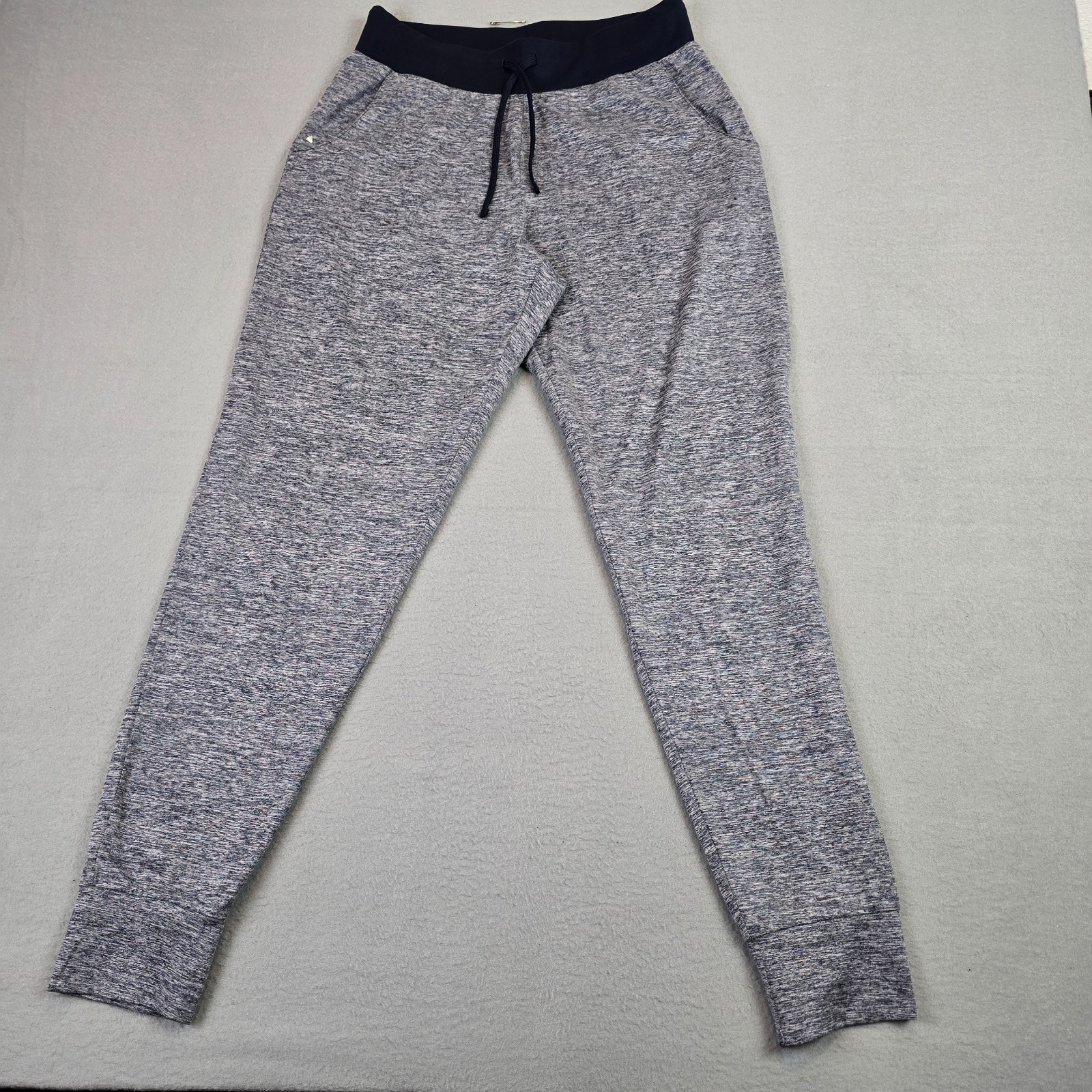 Preppy Antigua Women’s Jogger Pants Medium Blue Heather Stretch Lounge Active