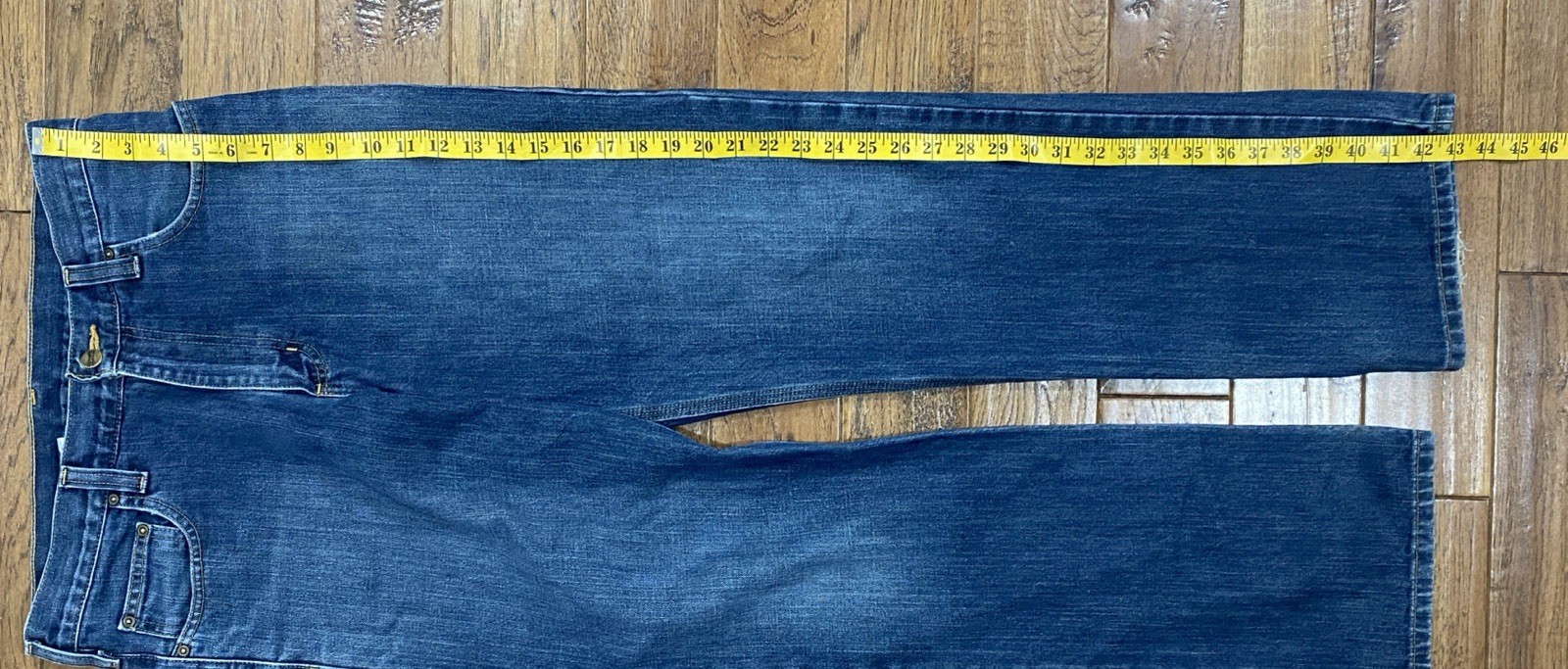 Carhartt Relaxed Fit Jeans Mens 31×32 Blue Denim Triple Stitch Workwear Pants