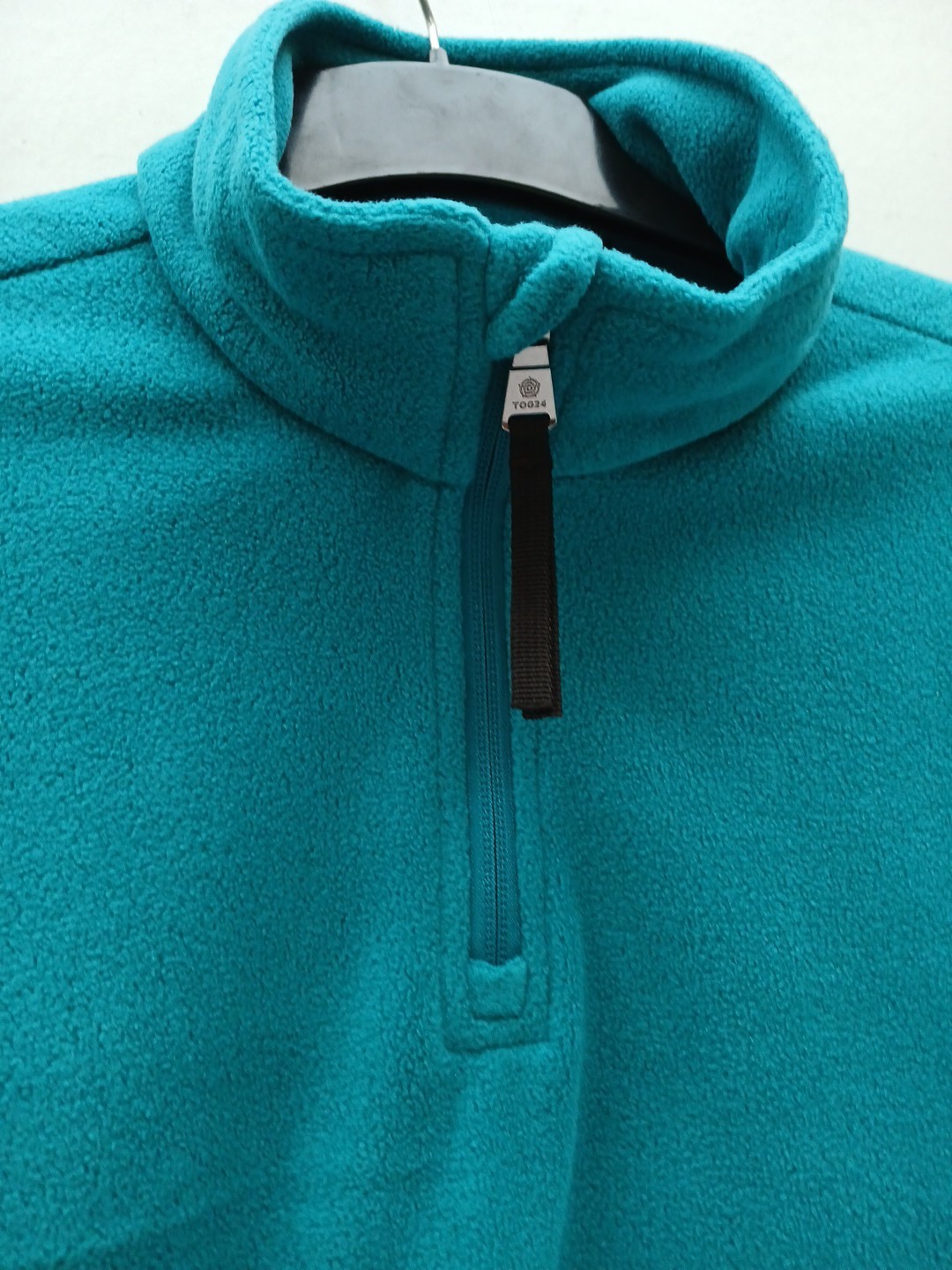 NEW Tog 24 Fleece Jumper 1/4 Zip Pullover in Teal Colour Womens Size 12 P2P 21″.