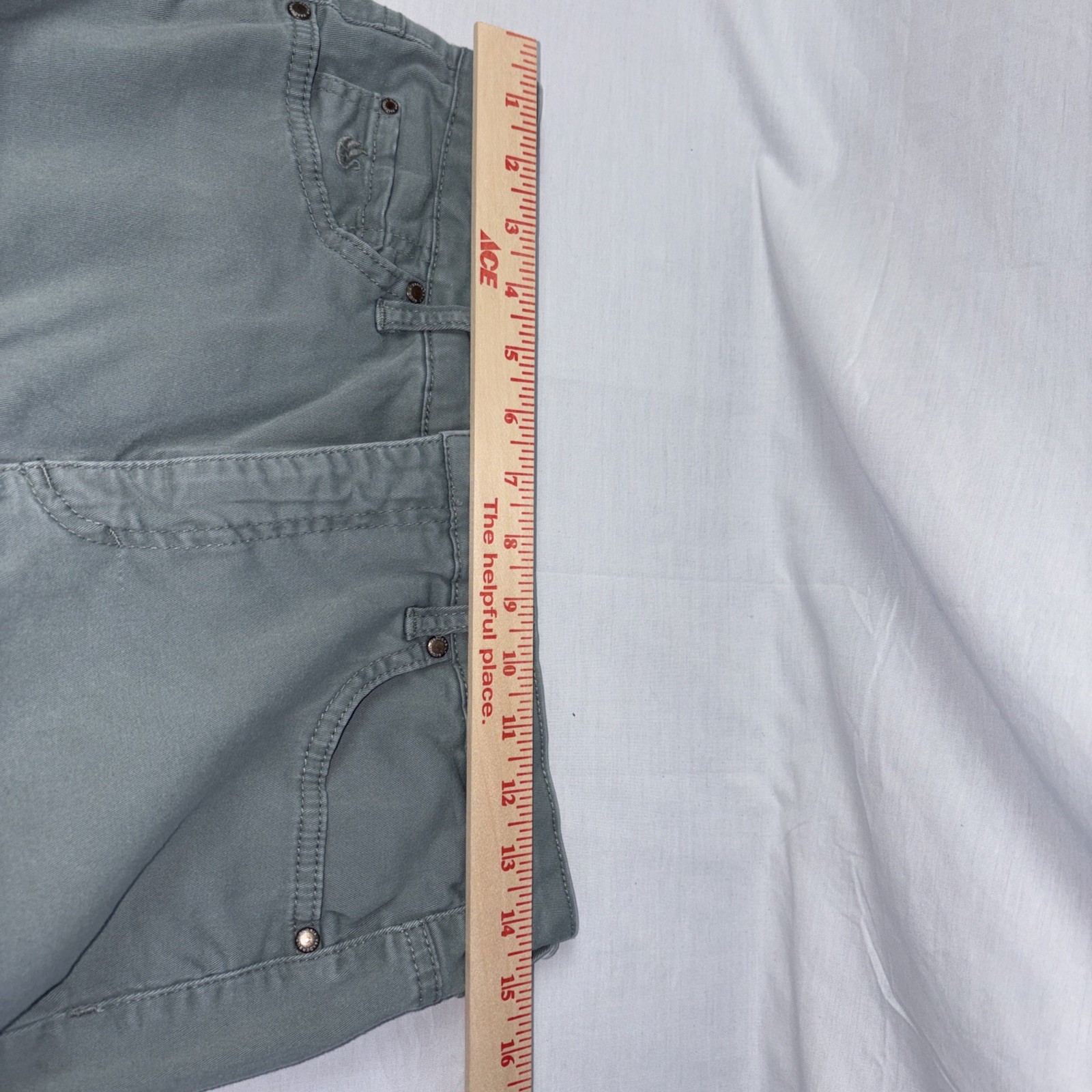 GLORIA VANDERBILT Amanda Capri Womens 10 FROSTED GLASS Classic Rise – PRE-OWNED