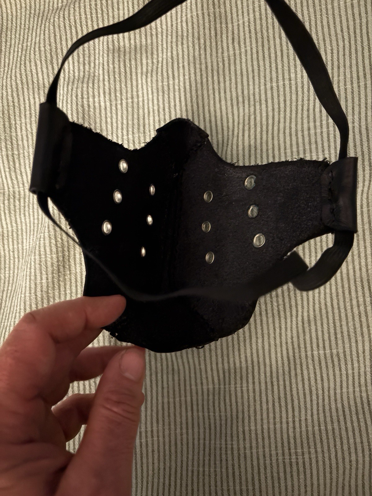 Homemade Leather Mask For Fun Halloween Costume