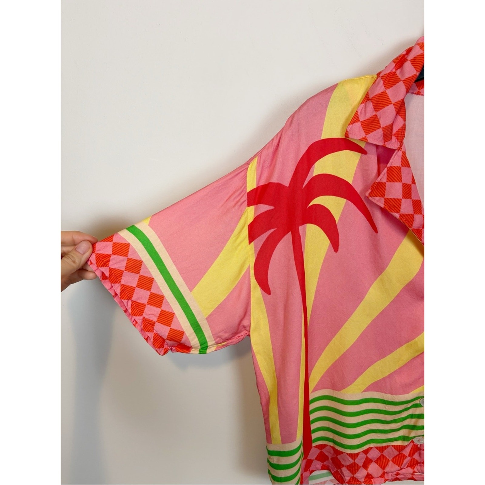 Anthropologie Maaji Jungle Sway Octavia Buttondown Top Size M