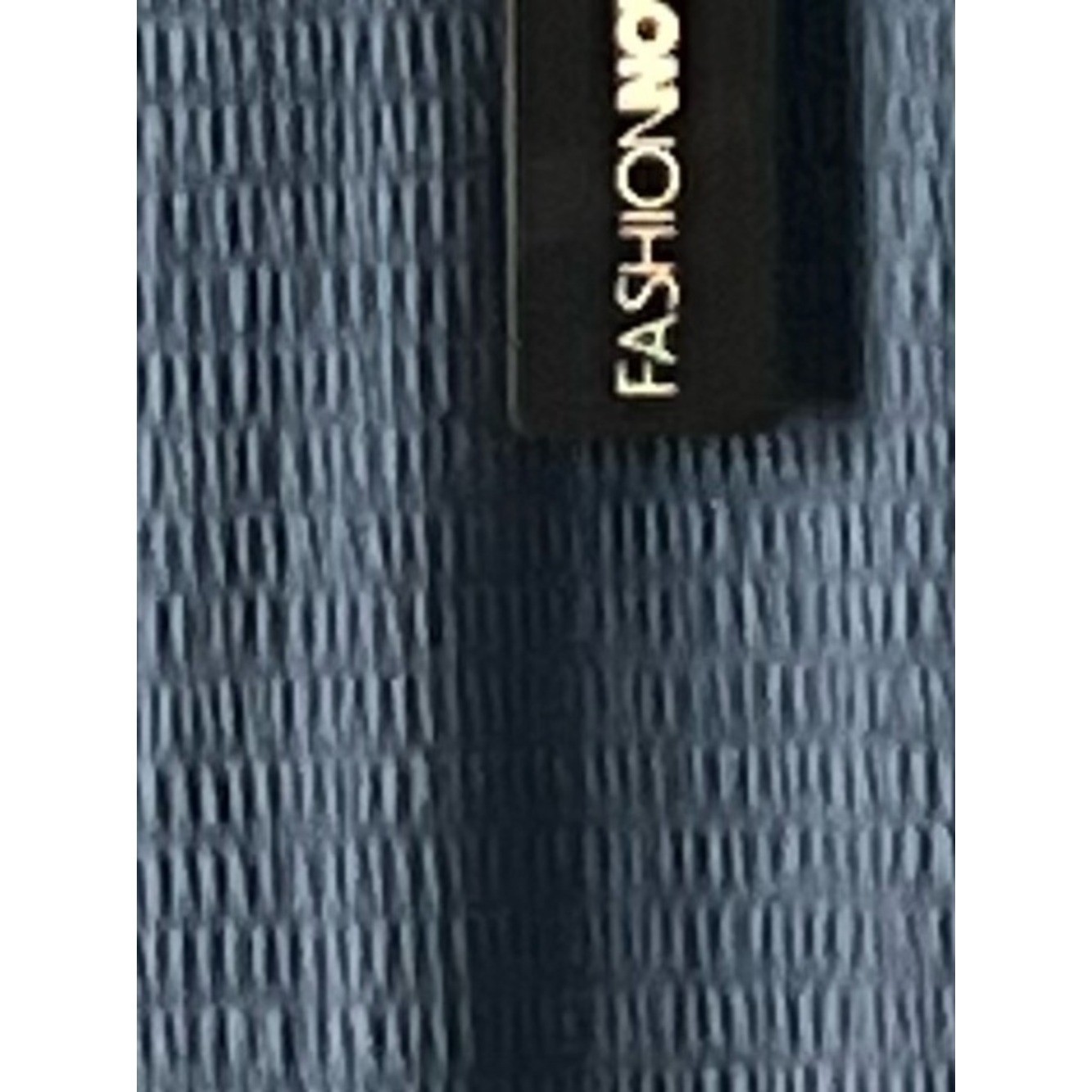 Fashion Nova Dusty Blue Backless Ribbed Tank Top, Size S