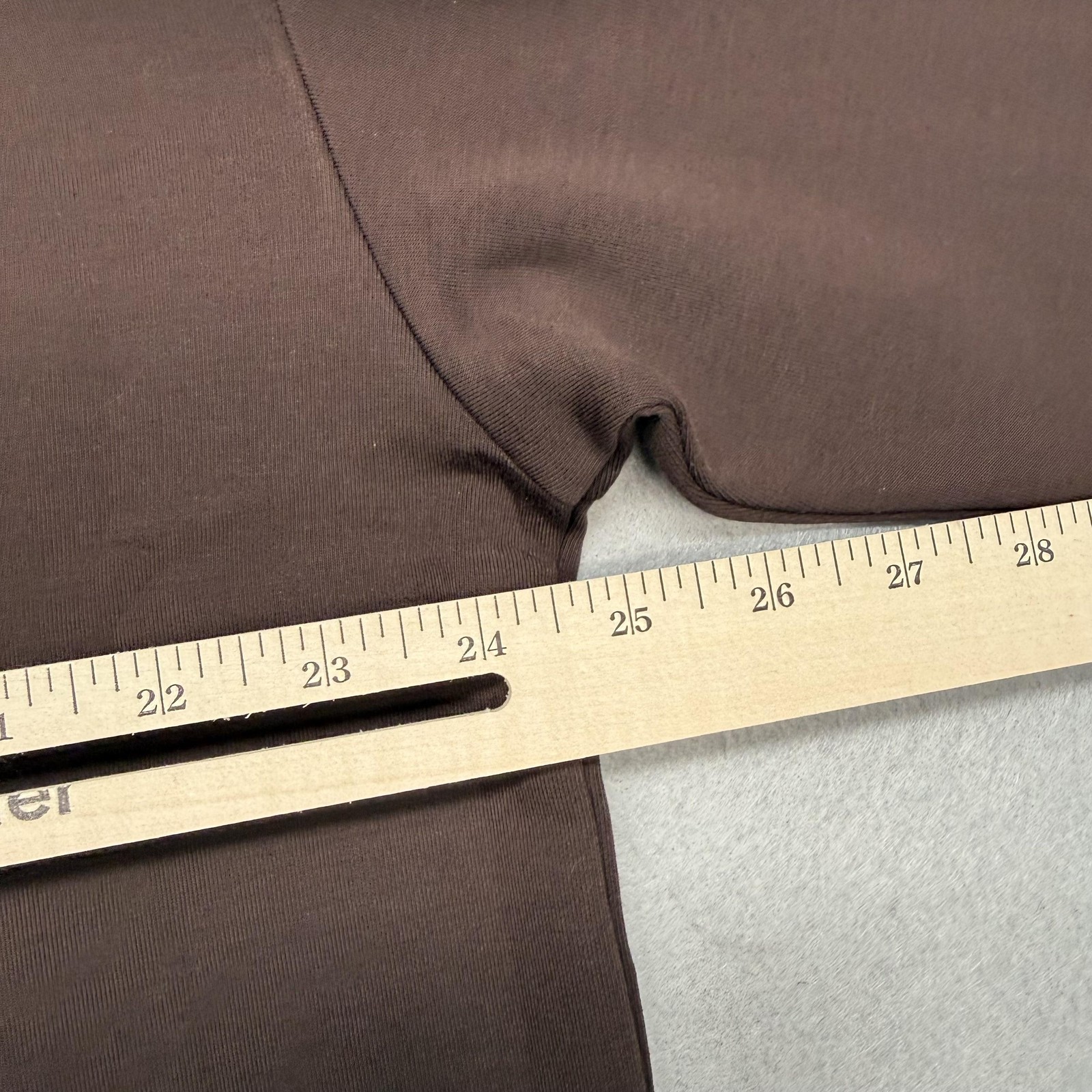 Varley Sweatshirt Womens XL Brown DoubleSoft Betsy Mock Neck Pullover VAR00797