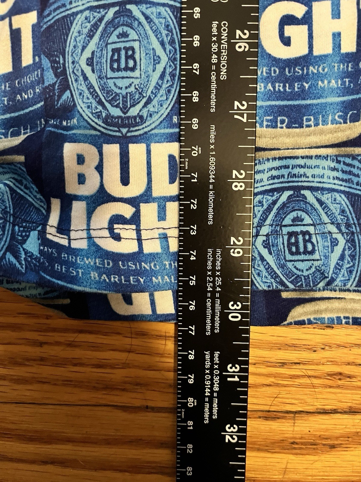 Bud Light Tank Top Mens Size Large All Over Print Summer Casual Cpix