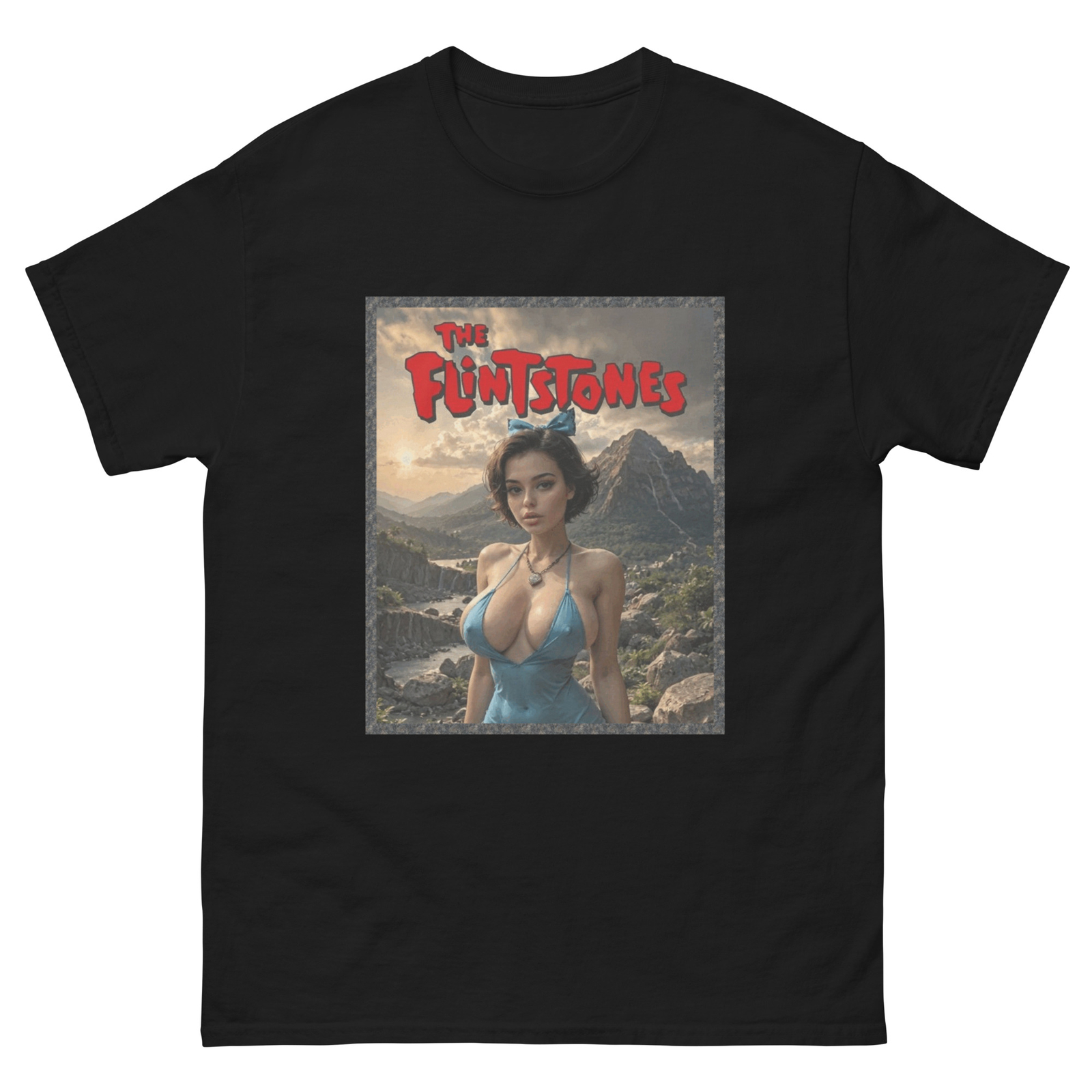 Pebbles FlintStones Tee, Funny Shirts, Internet Meme Tees, Adult Pebbles Tshirt