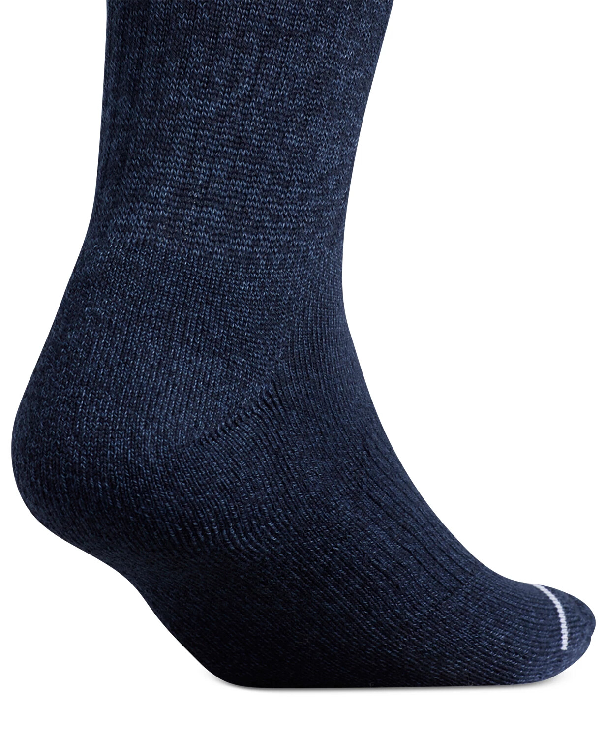 adidas Mens 3-Pack 3-Stripe Crew Socks Size: 6-12 Dark Blue/White 3-Pairs New
