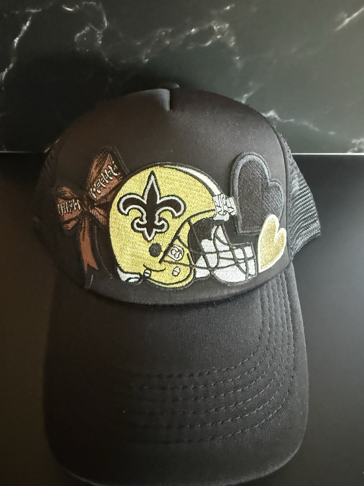 Sports Custom Print Mesh Back Trucker Hats Unisex Adults One Size