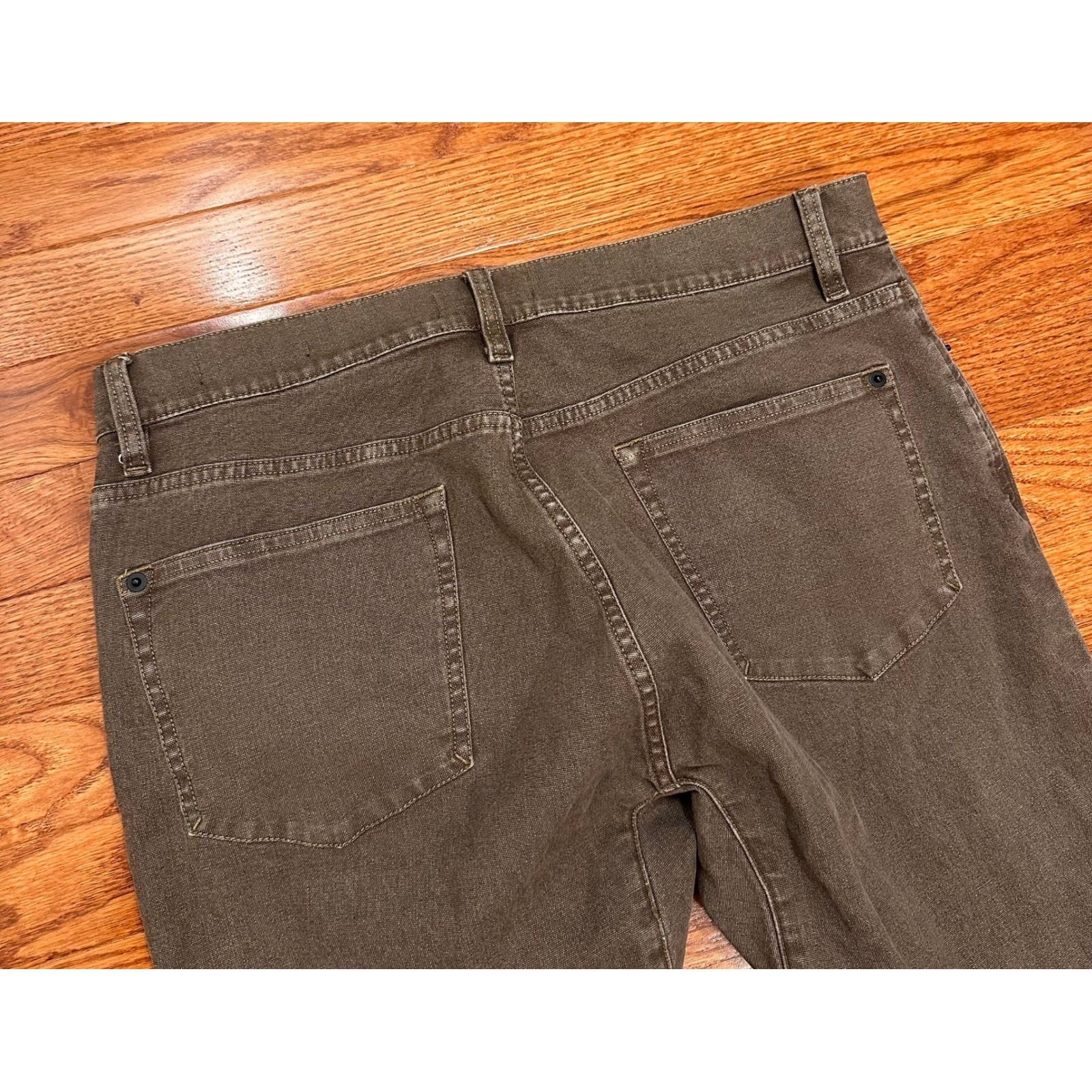 Proof Rover Slim Pants Mens 32×30 Brown Canvas Stretch Outdoor Hiking Workwear