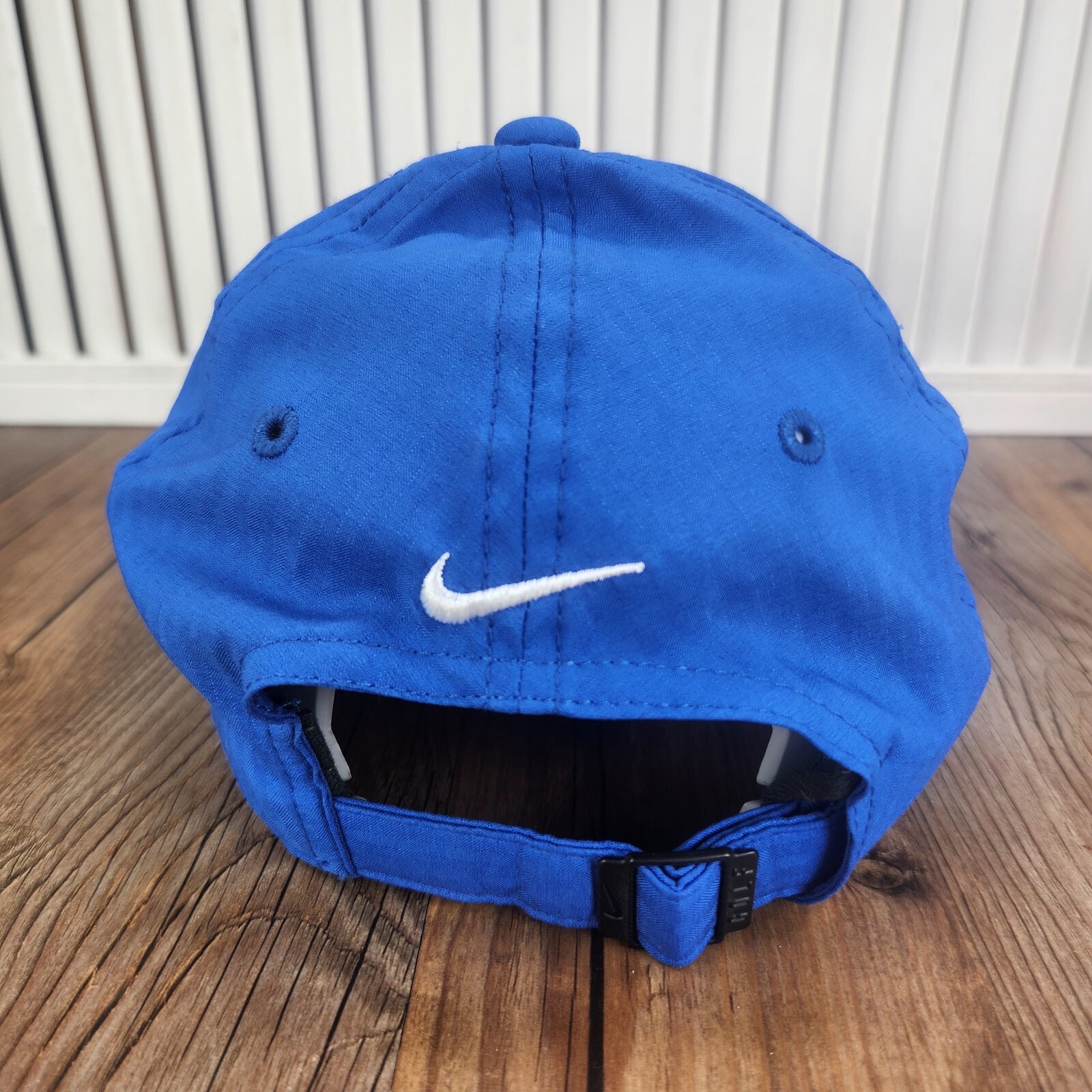 Nike Legacy91 Dri-Fit Strapback Hat Cap Blue Running Athletic Sports Swoosh Gym