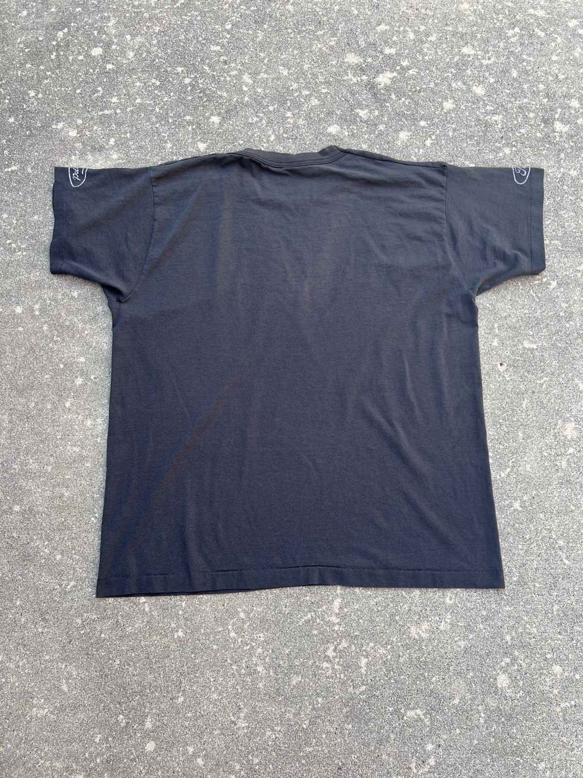 Faded Distressed Vintage 90s Single Stitch Ford Oval Logo T Shirt Black XL FOTL