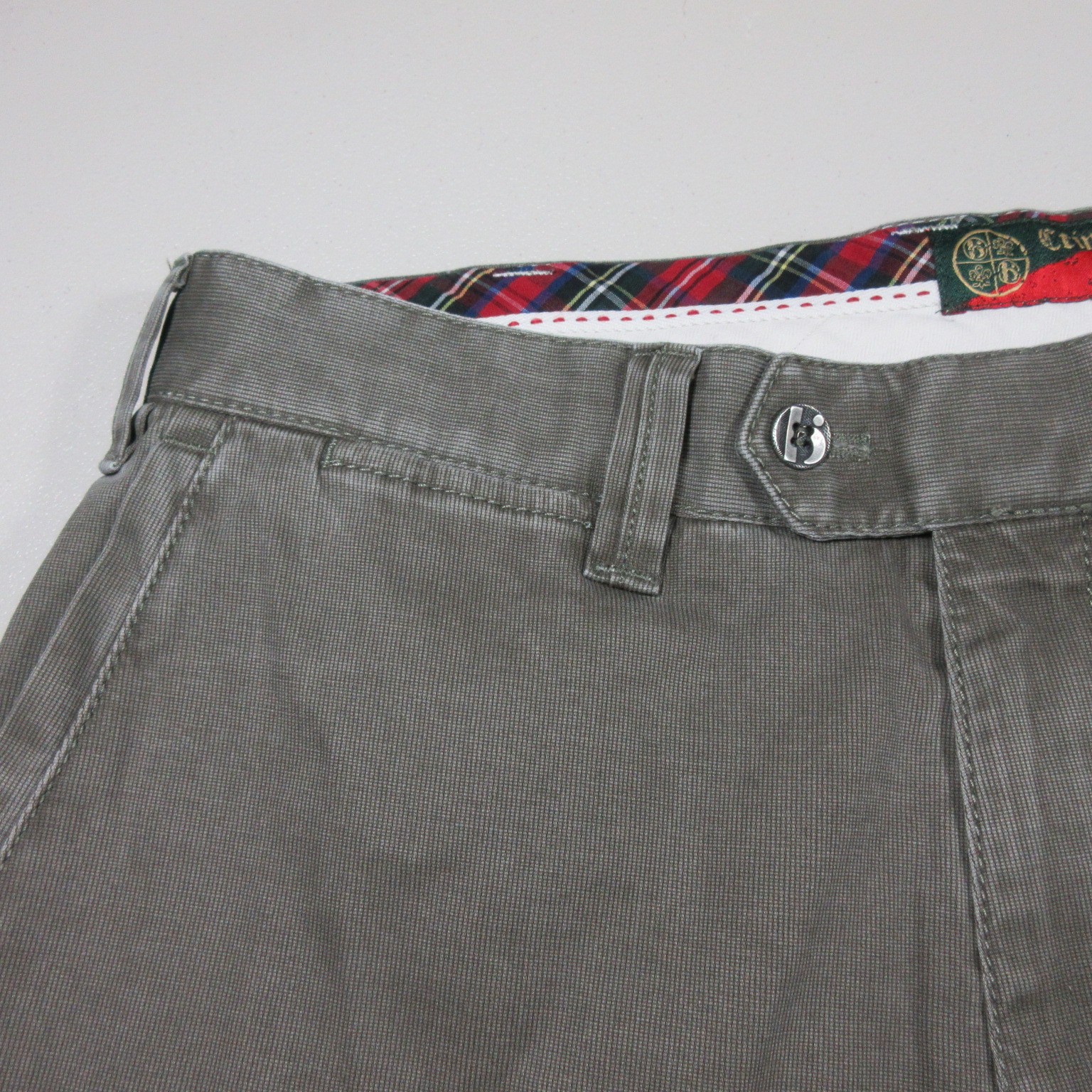 Hiltl mens light brown straight leg contemporary chino pants 32×34
