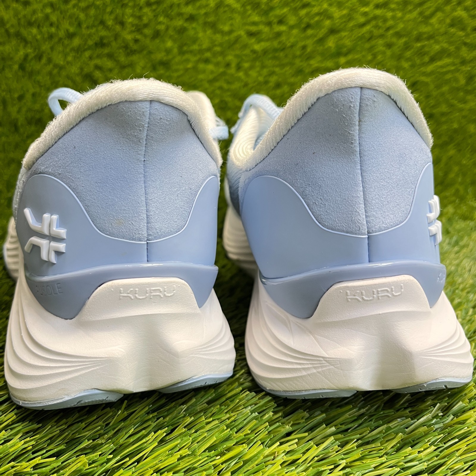 Kuru Atom 2 Womens Size 10D Blue White Athletic Running Walking Shoes Sneakers