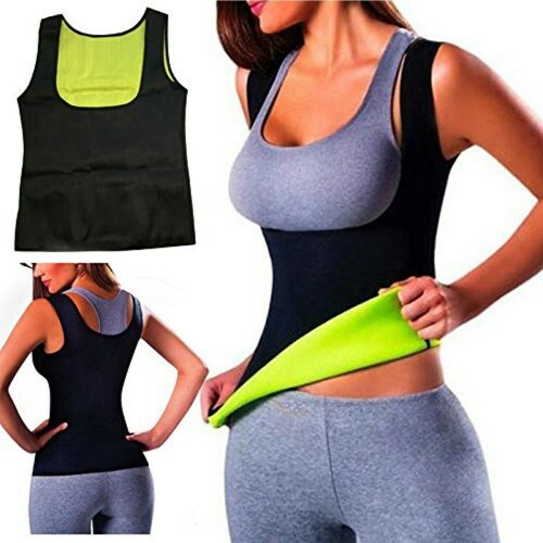 Men & Women Sauna Sweat Slimming Trainer Vest Neoprene Yoga Thermal Body Shaper