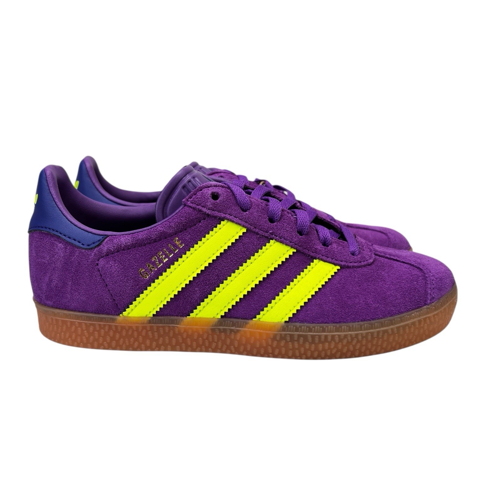Adidas Originals Gazelle C Purple Solar Yellow Shoes JP7131 Youth Sizes 11K – 2