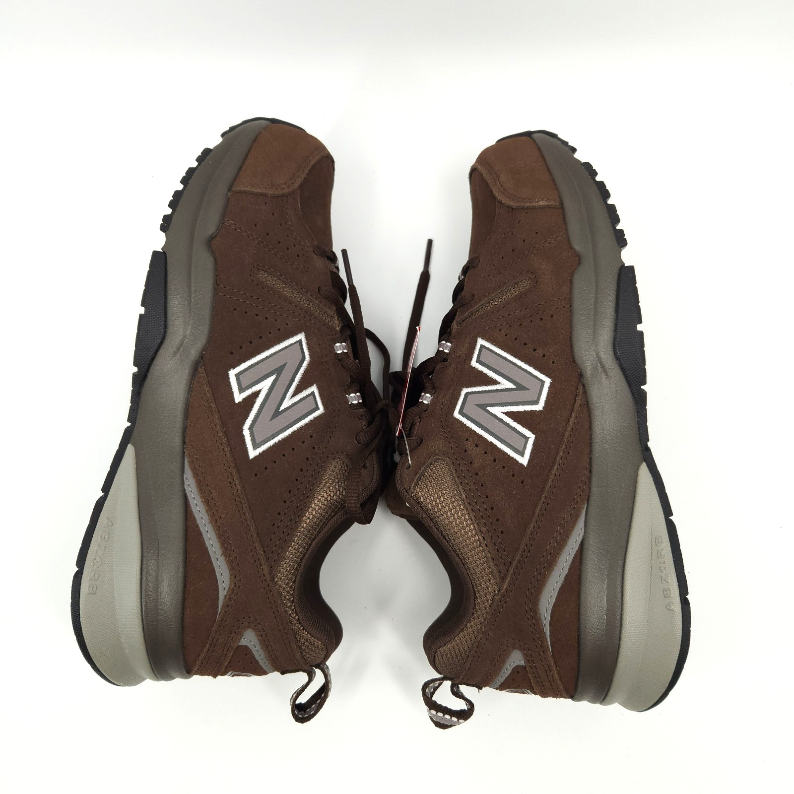 New Balance 608 Brown Suede Training Shoes Mens Size 8 MX608UB5 ABZORB