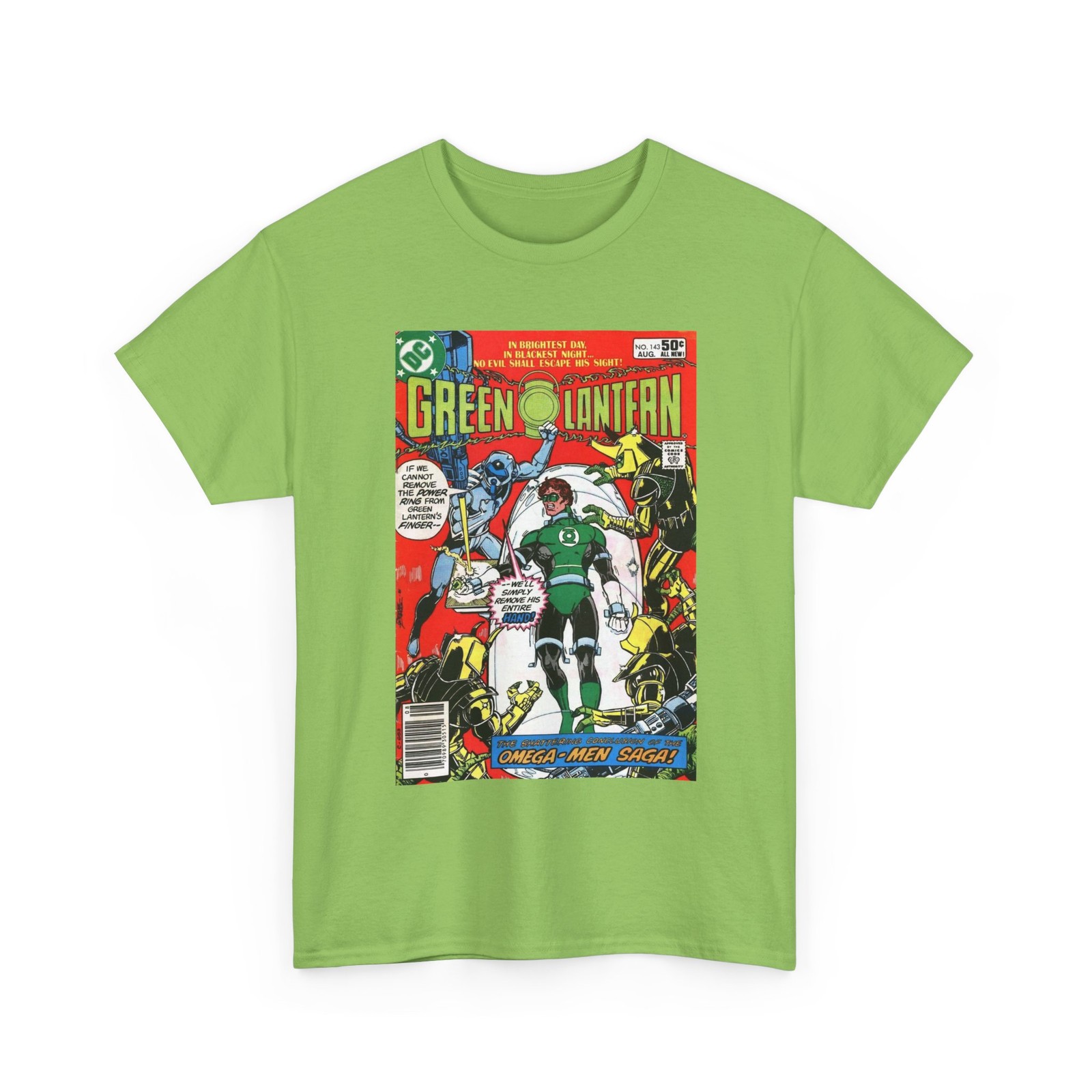 Green Lantern #143 T-Shirt DC Comics George Perez Art Vintage-Style Tee