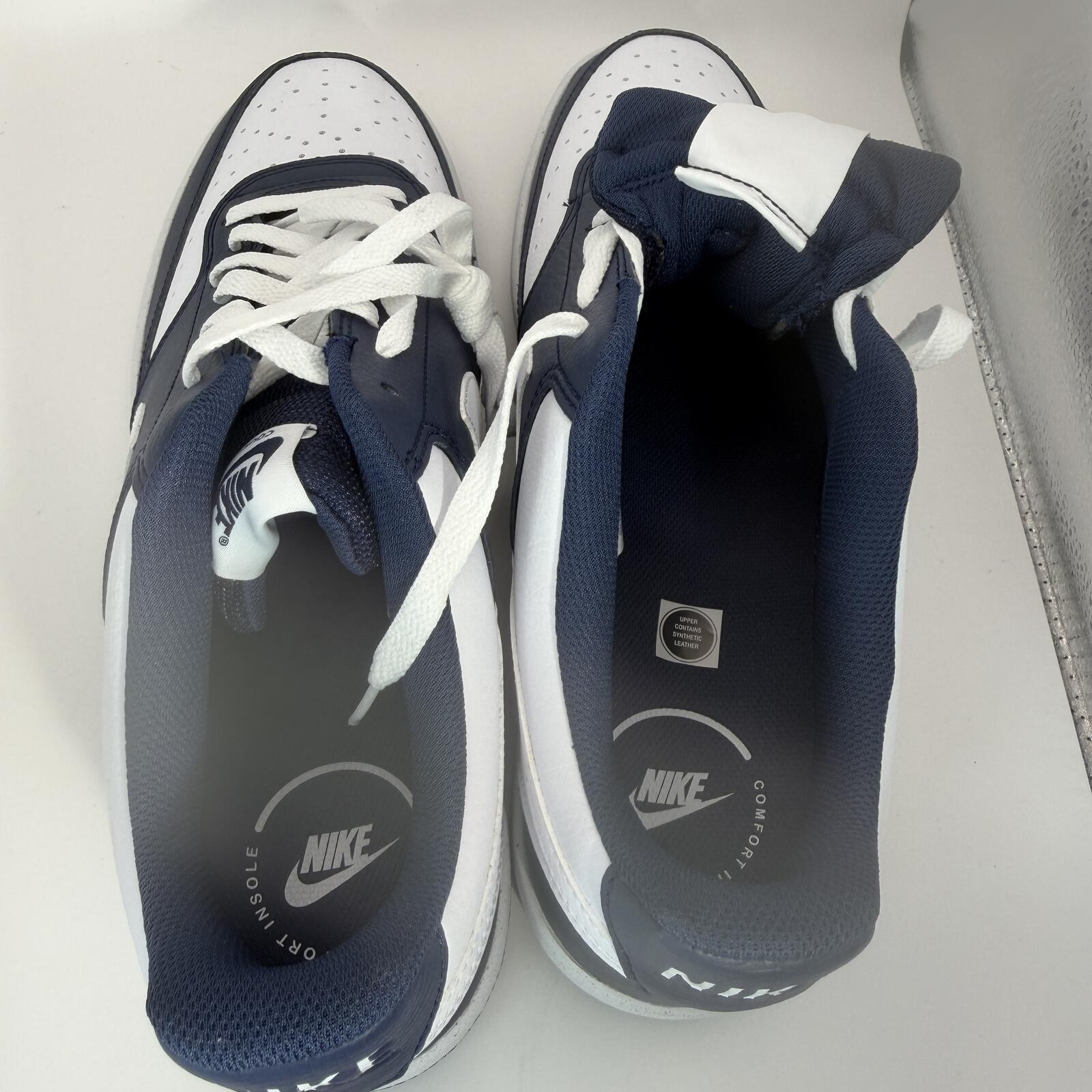 Nike Court Vision Lo Midnight Navy White Men Size 13 Low-Top Sneaker HM9862-400