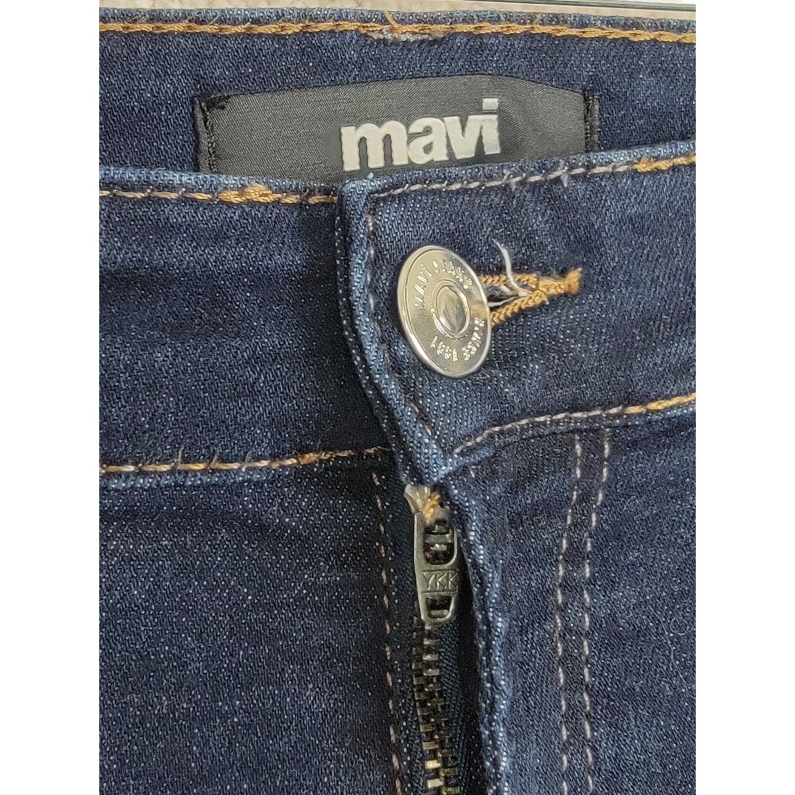 Mavi Zach Straight Leg Jeans Mens 34×30 Dark Indigo Stretch Denim Classic Fit
