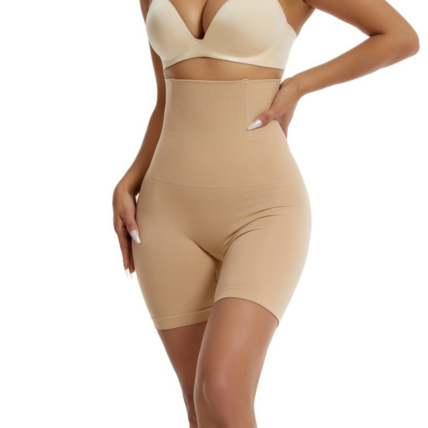 Tummy Control Panties High Waist Body Shaper Seamless Thigh Slimmer Slim Shorts