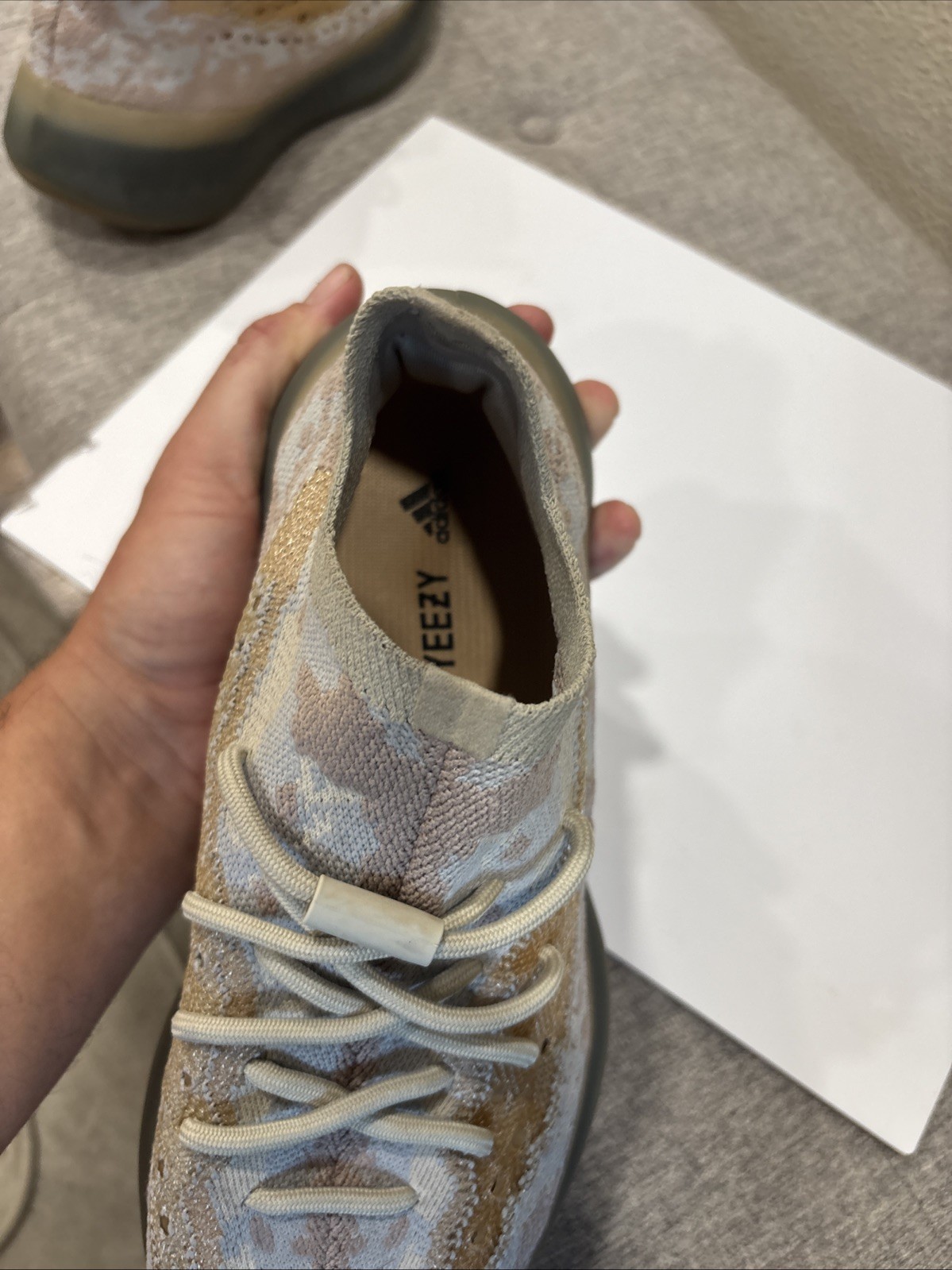 Adidas Yeezy Boost 380 Pepper Non-Reflective Mens Size 8.5 FZ1269 Sneakers