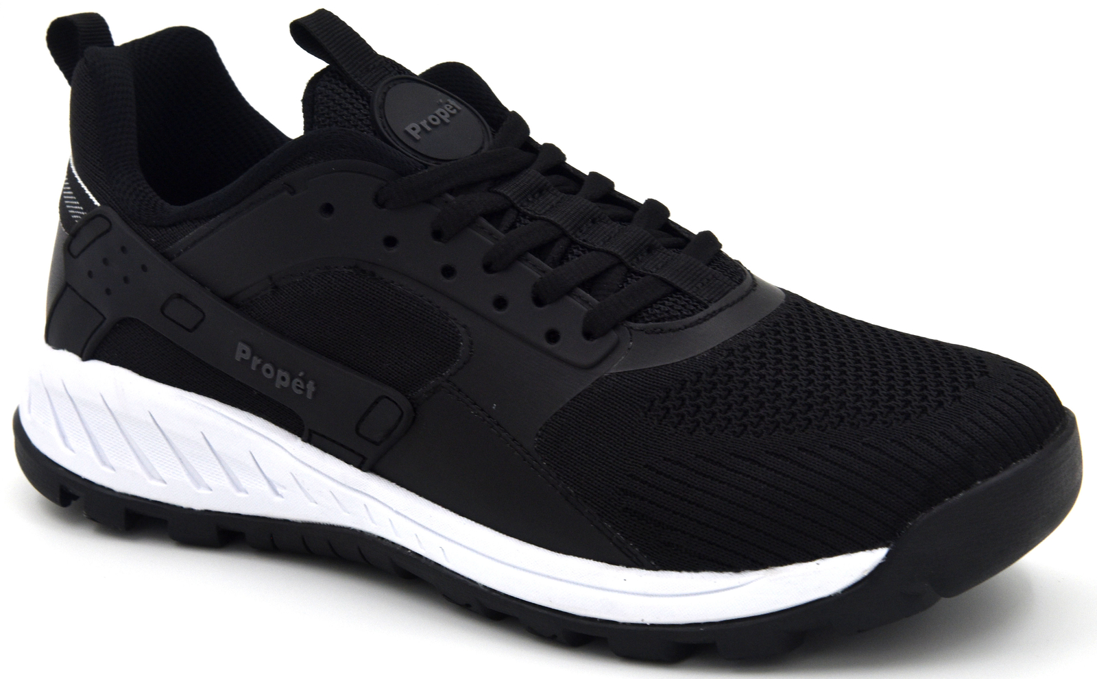 Propet Men’s Visp Trail Sneaker MOA012M Black/White