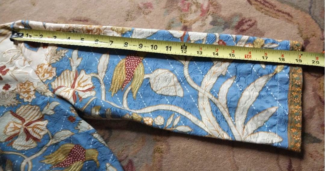Moving Sale! Citron Santa Monica Silk Birds Floral Open Front Tunic Top Kimono M