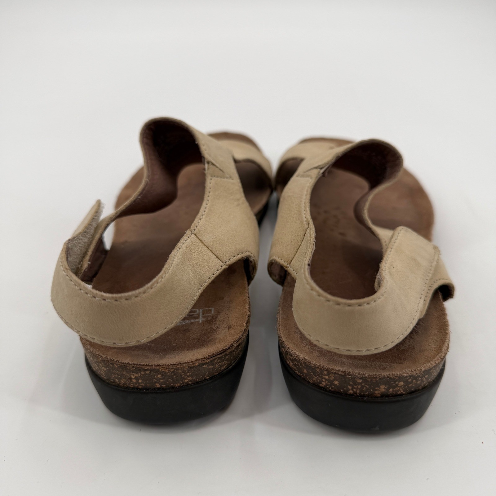 Dansko Reece Tan Leather Thong Slingback Sandals Womens Size 37 Comfort Walking