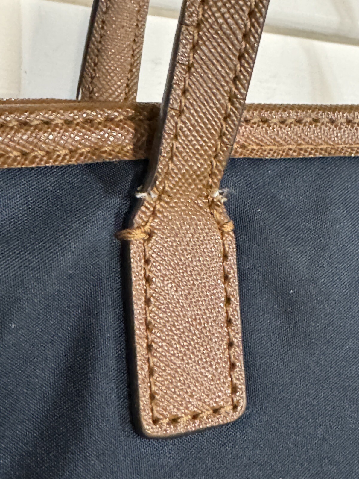Michael Kors Purse Navy Kempton Tote Bag See Some Damage And Wear In Pictures