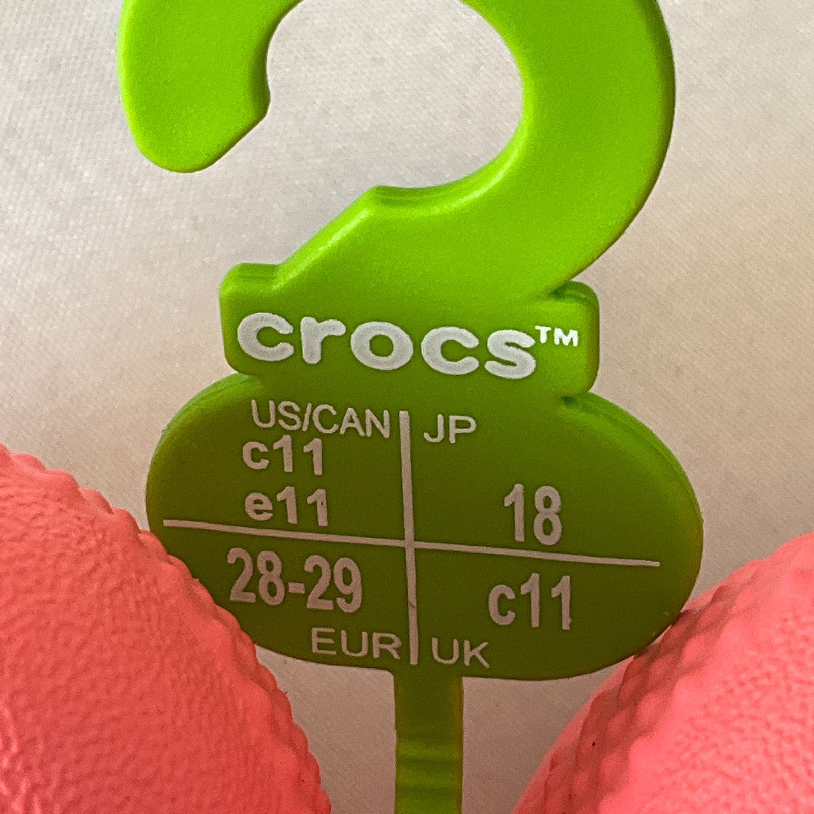 Crocs Classic Clogs Kids Size C11 Pink