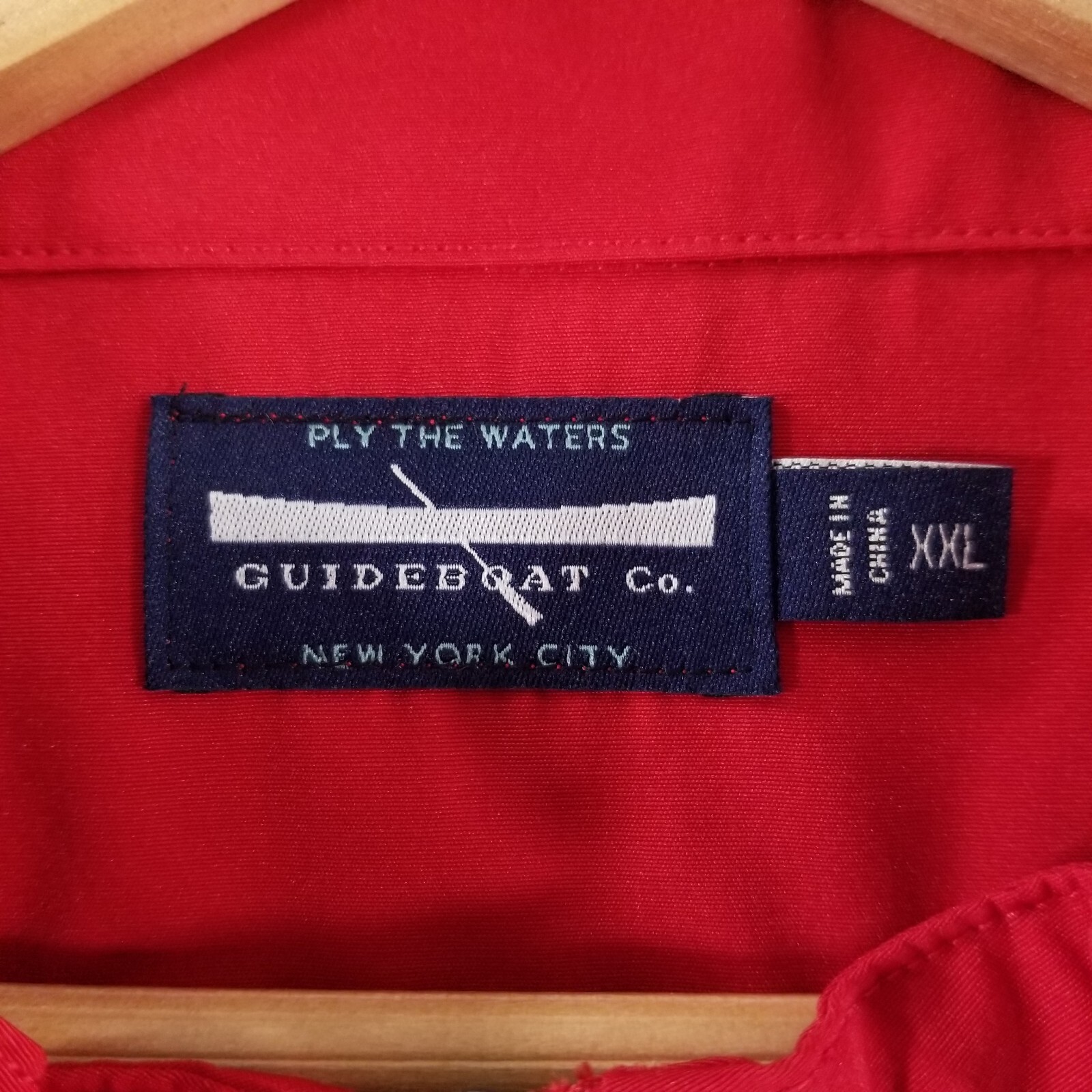 Guideboat Company Sailing Vest Mens XXL Red Full Zip Boating Yachting Cuttyhunk