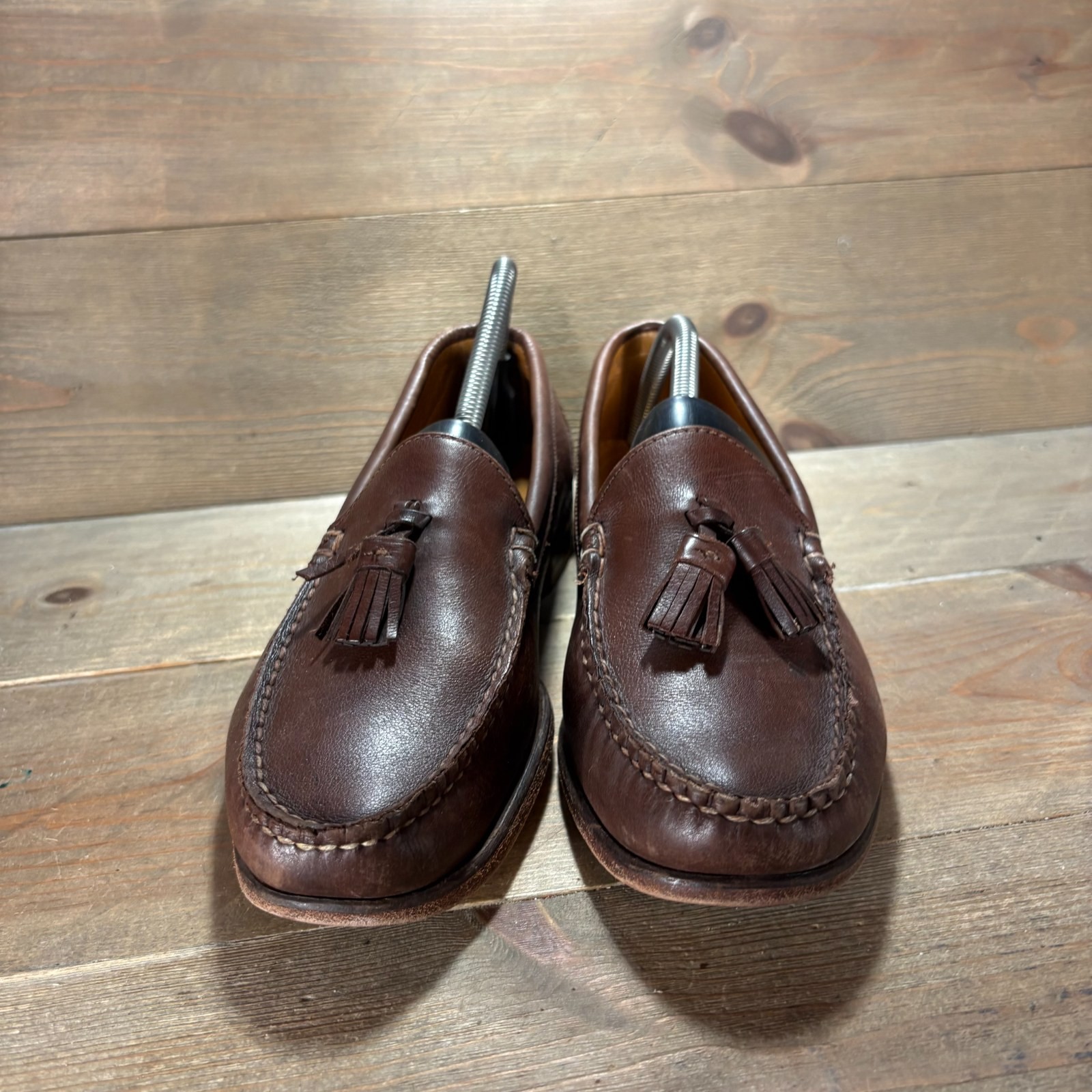 Alden Mens size 7.5 shoes Brown Leather Tassel Cape Cod loafers