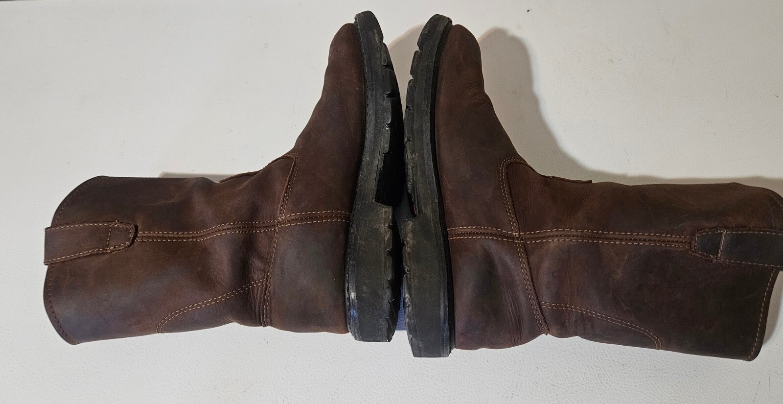 Wolverine Men’s W04727 Wolverine Brown Work Boot Slip Oil Resistant Sz 12 W Nice