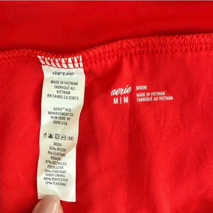 Aerie Vibrant Red Bikini S/M