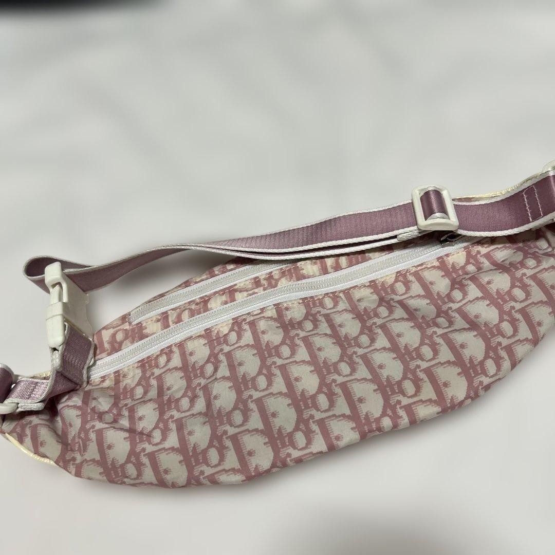 Christian Dior Bag Dior Trotter NO.2 Shoulder Waist Pink