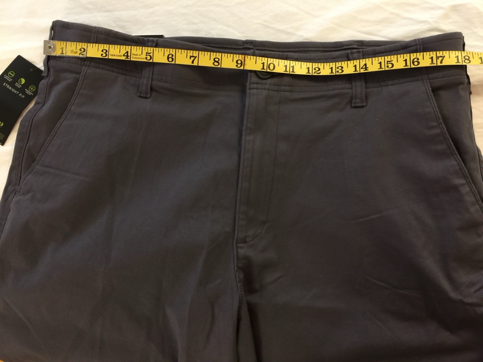 NWT Men Lee 98% Cotton 2% Elastane Short SZ 36 Extreme Motion Charcoal 104183503