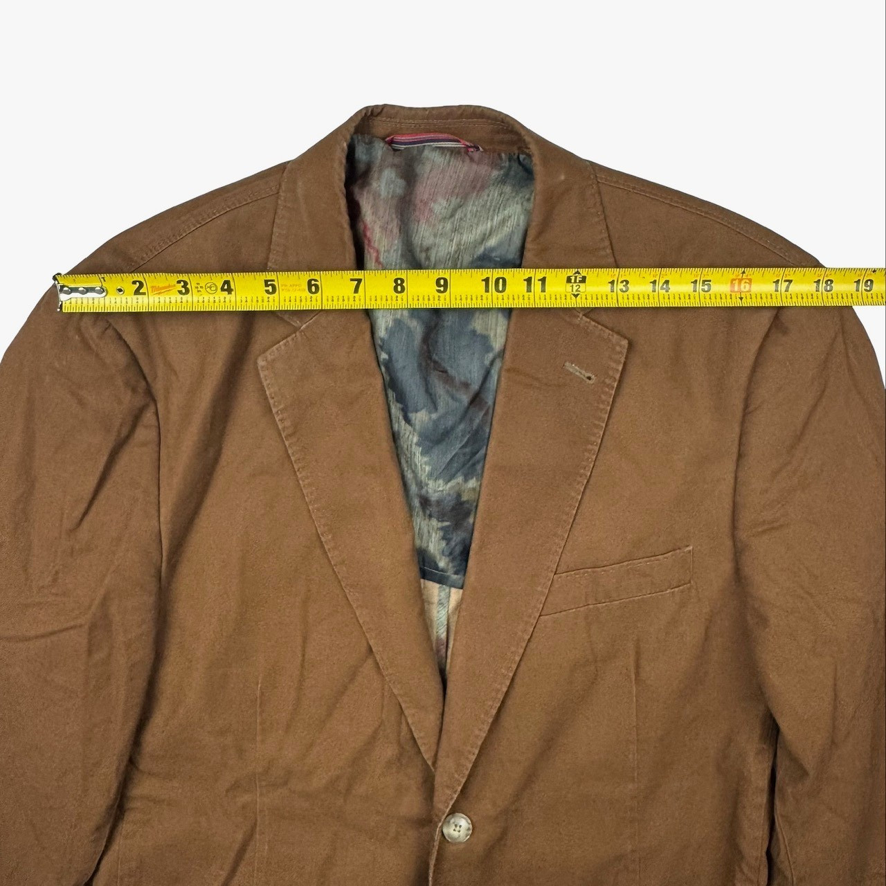 Kroon Men’s Cotton Blend 2-Button Blazer Brown • 40R