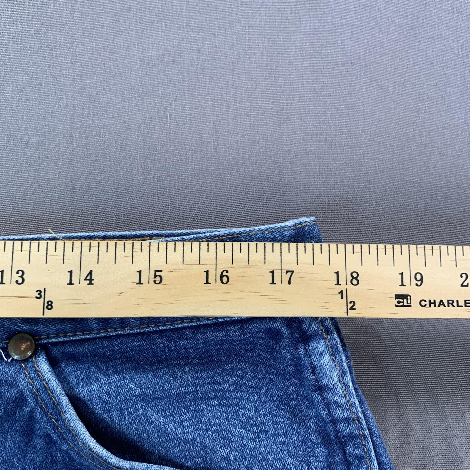 Vintage Wrangler Cowboy Cut Jeans Mens 38×32 Blue Denim 13MWZ USA Workwear