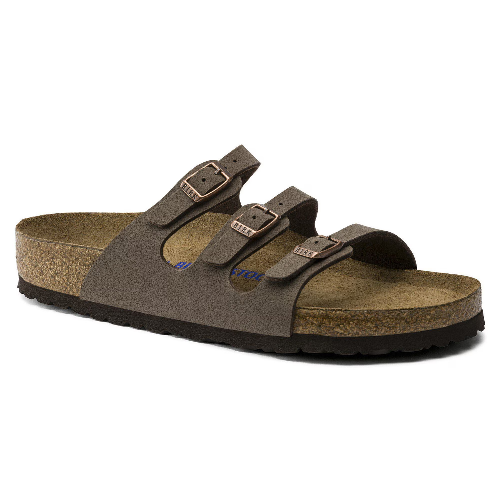 Birkenstock Florida Soft Footbed Birkibuc Women’s Sandals Wide – Mocha